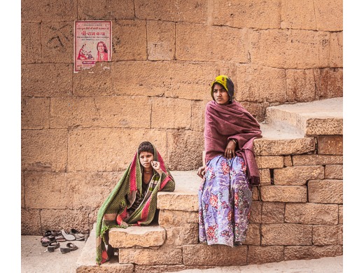 Outside The Temple, India